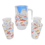 Jarra de cristal con vasos YD232Y2