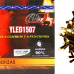 Serie 150L luces led cortina calida YLED1507CAL
