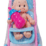 Muñeca 5" con carriola y accesorios 2024-F79