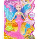 Muñeca 8" sirena con accesorios 506-18