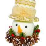 Figura cabeza hombre de nieve AMX071-356